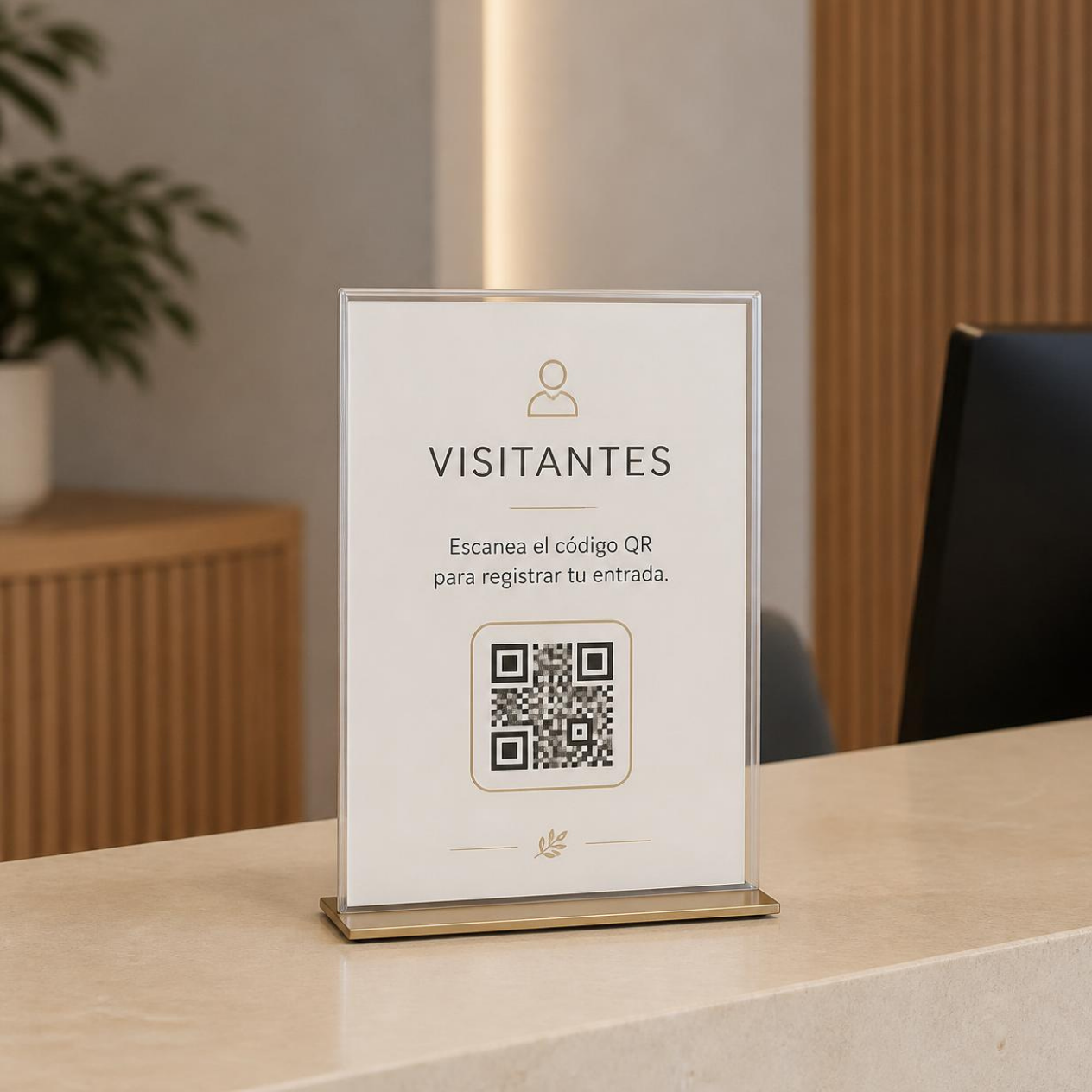 Sistema de gesti&oacute;n de visitantes en la recepci&oacute;n
